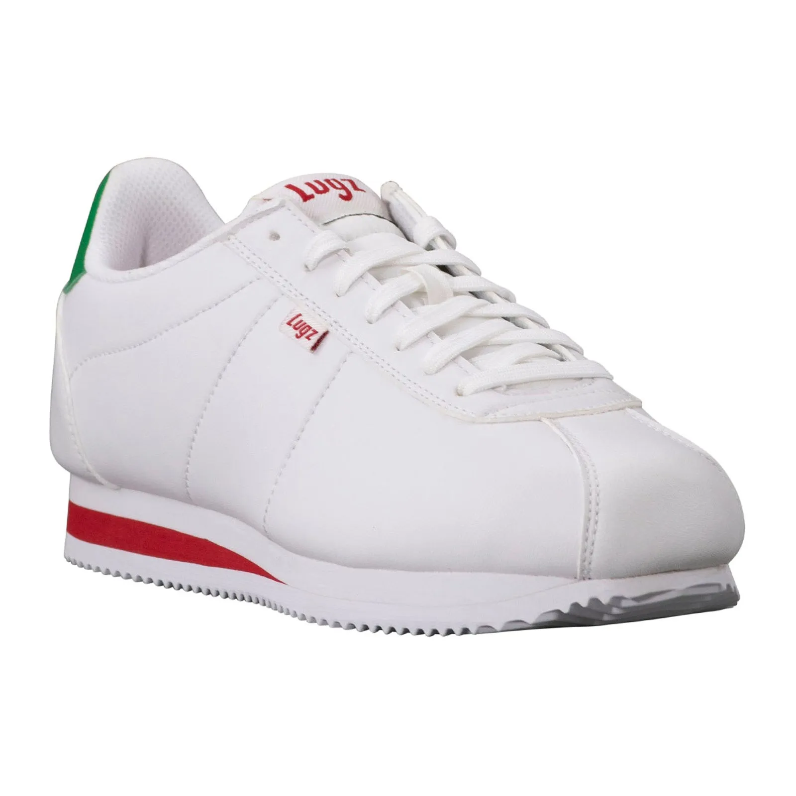 White Synthetic Lace Up Lifestyle Sneakers Shoes for Men by Lugz Track MTRAKV-1943