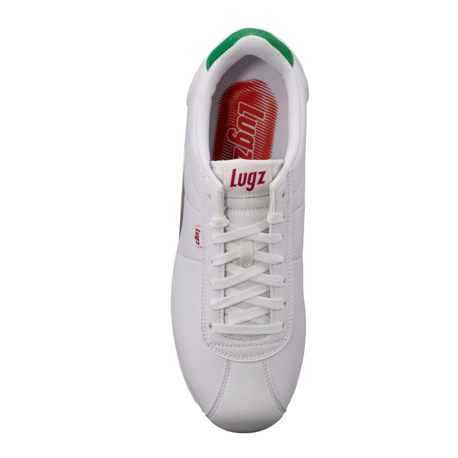 White Synthetic Lace Up Lifestyle Sneakers Shoes for Men by Lugz Track MTRAKV-1943