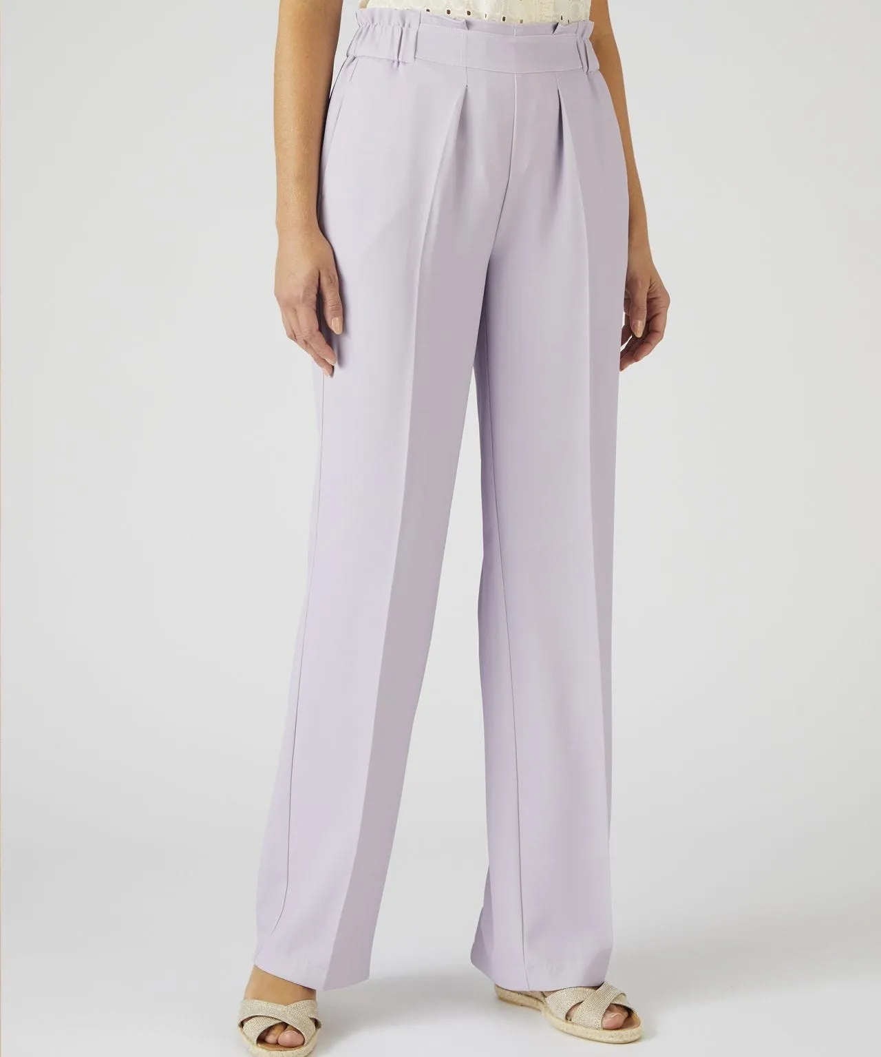 Wide-leg Pull-on Pants