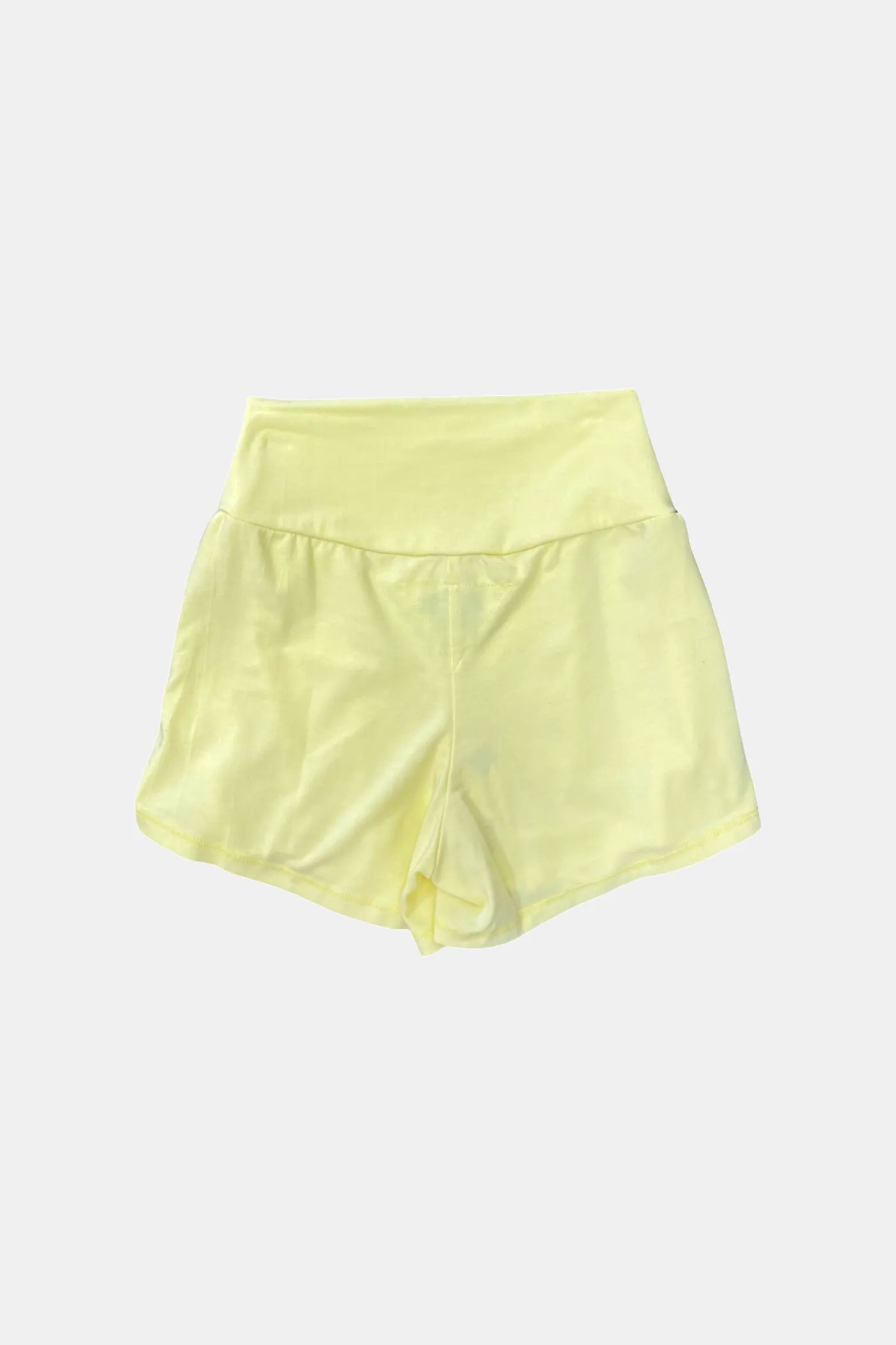 Yellow Side Gathered Skort - Women's Summer Golf Wear